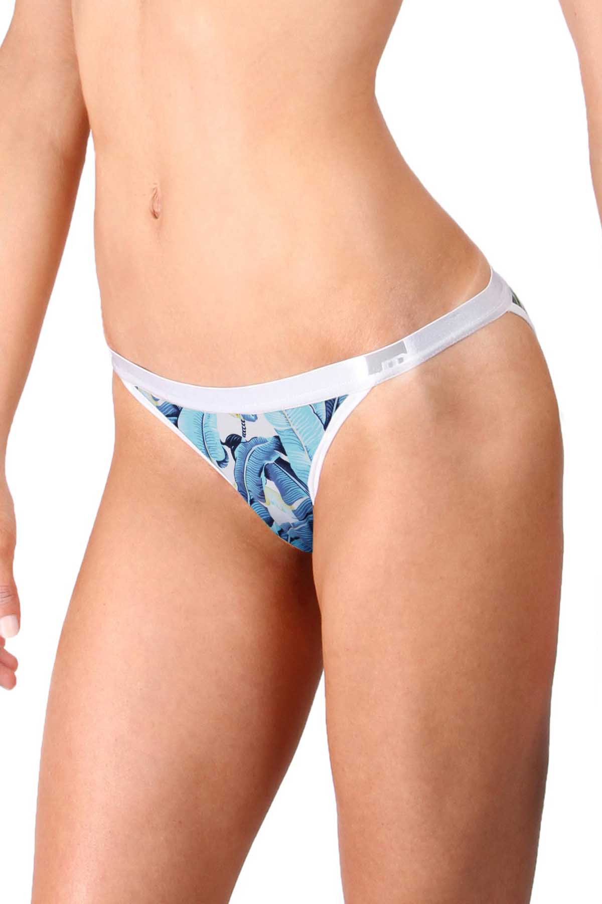 Mosmann Blue Congo String Bikini Panty
