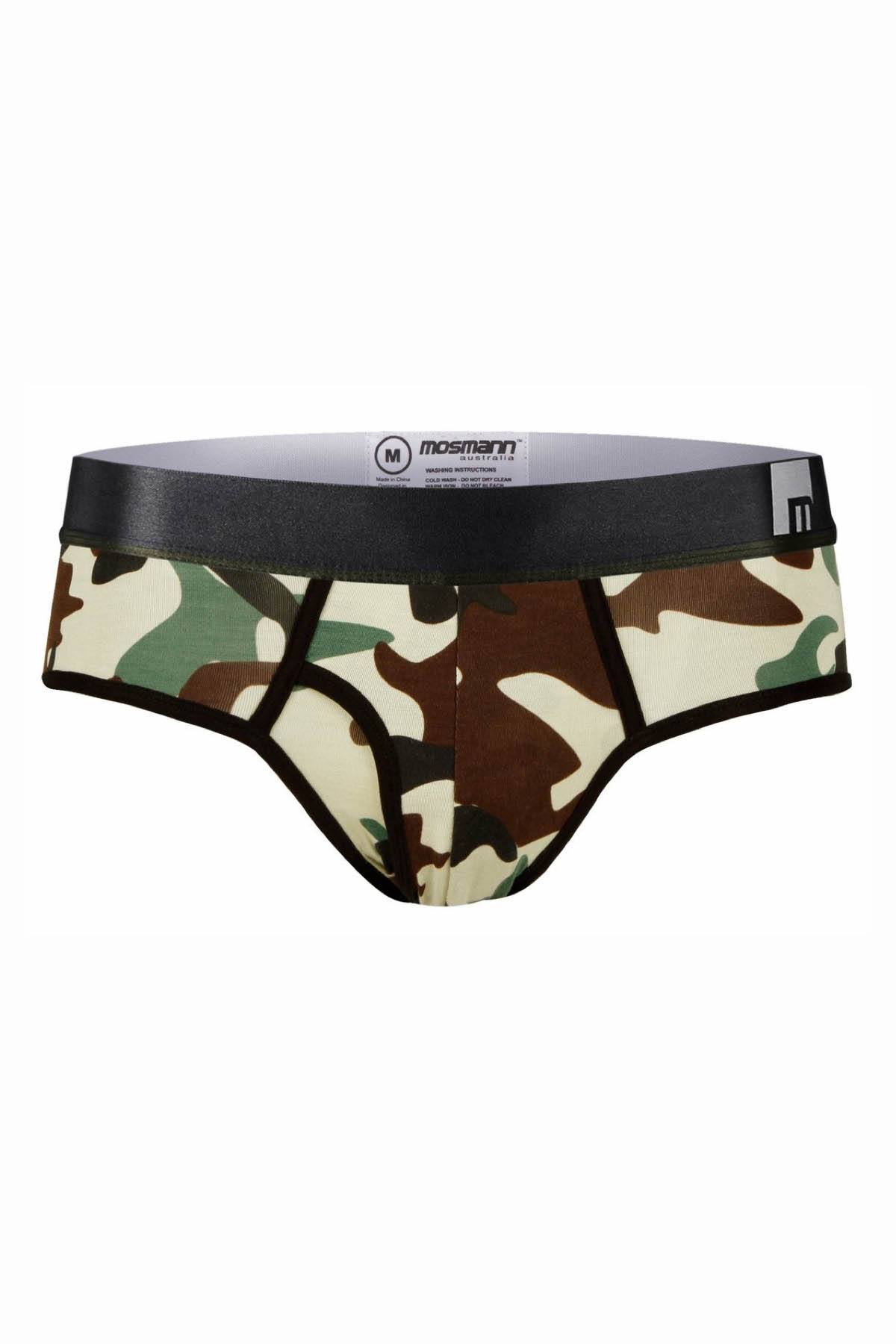 Mosmann Camo-Print Classic Bamboo Brief