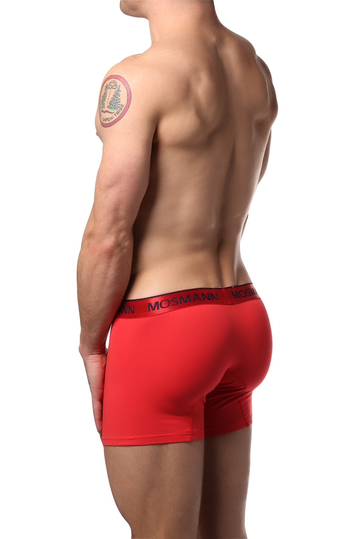 Mosmann Dark-Red Long Boxer