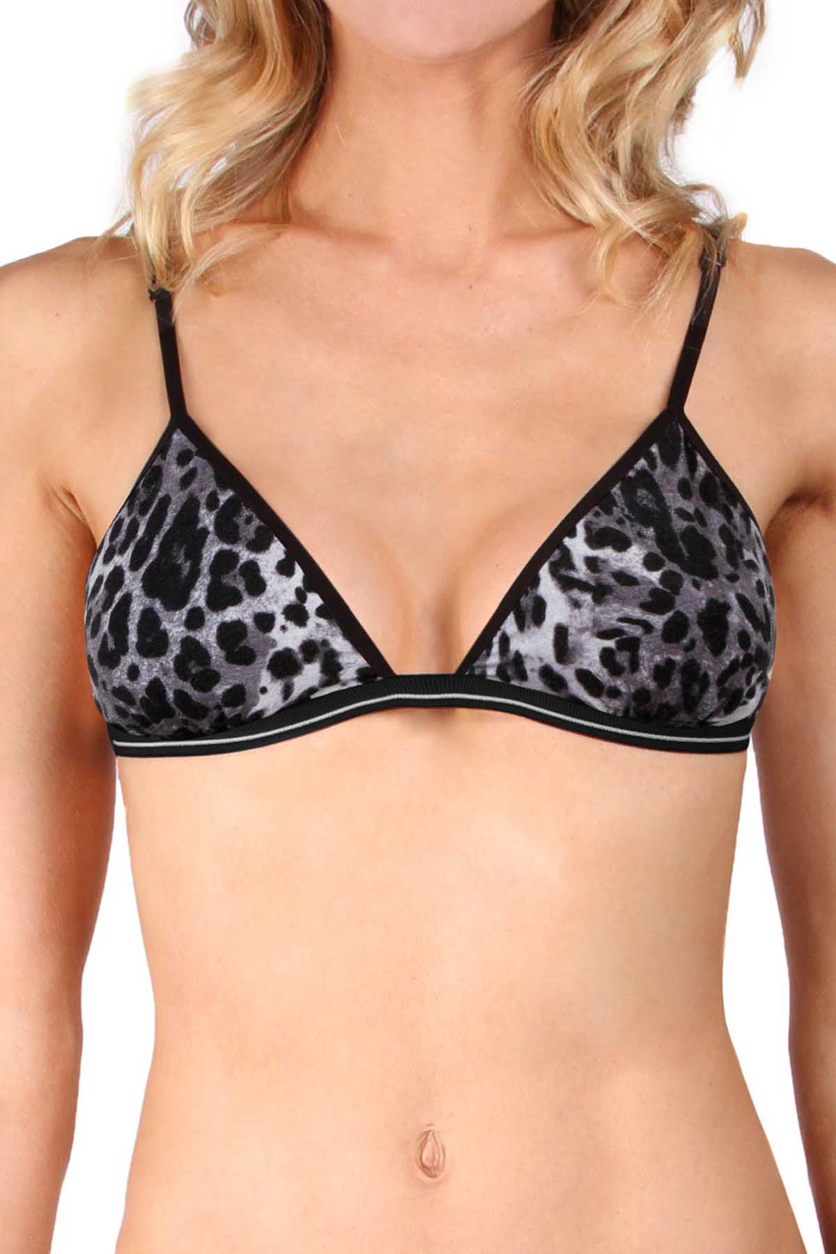Mosmann Leopard Lolita Soft Cup Triangle Bralette