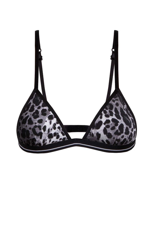 Mosmann Leopard Lolita Soft Cup Triangle Bralette