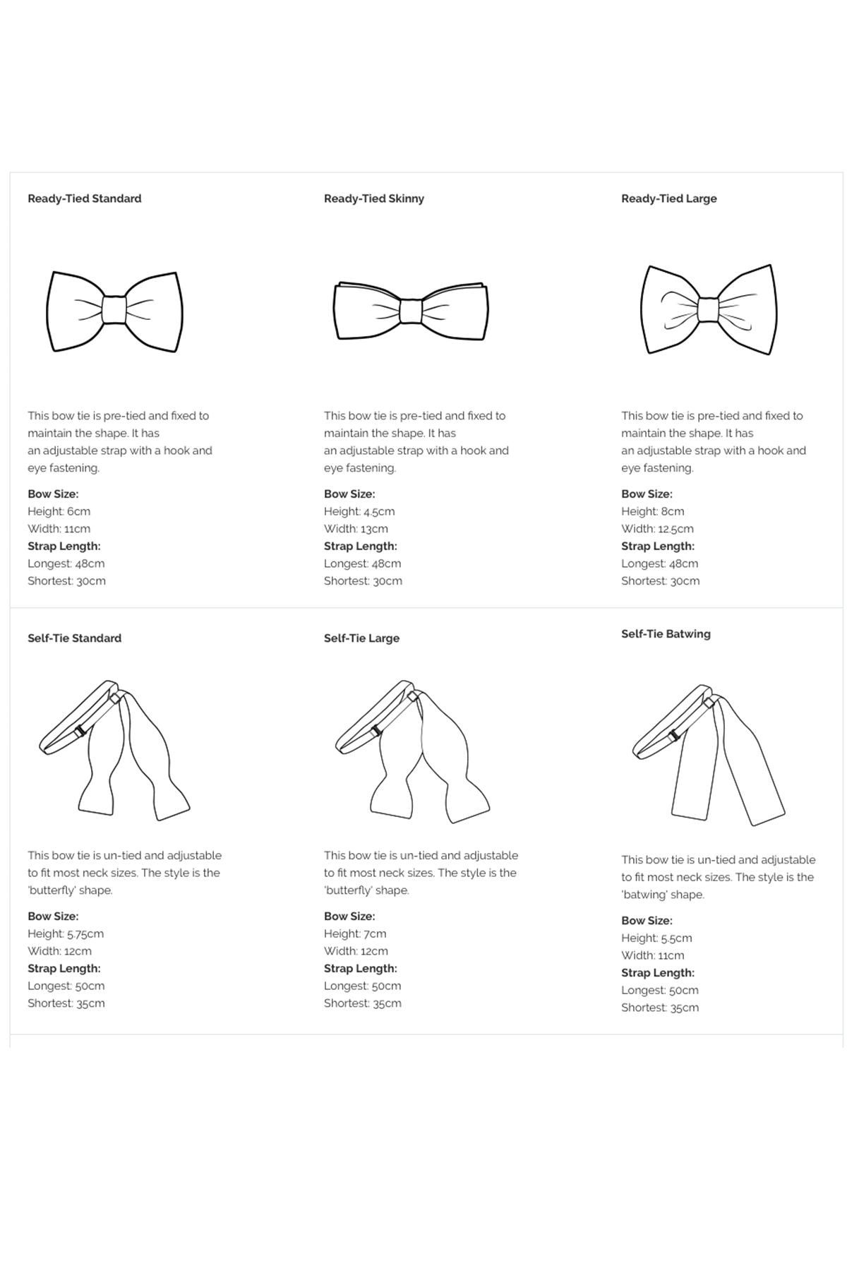 Mrs. Bow Tie Satin In White Standard Bow Tie