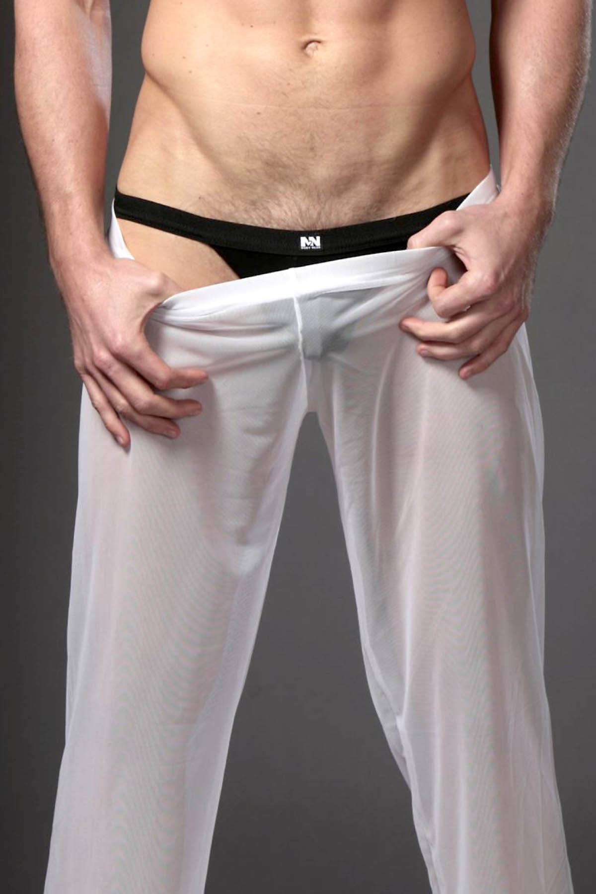 N2N White Sheer Pant