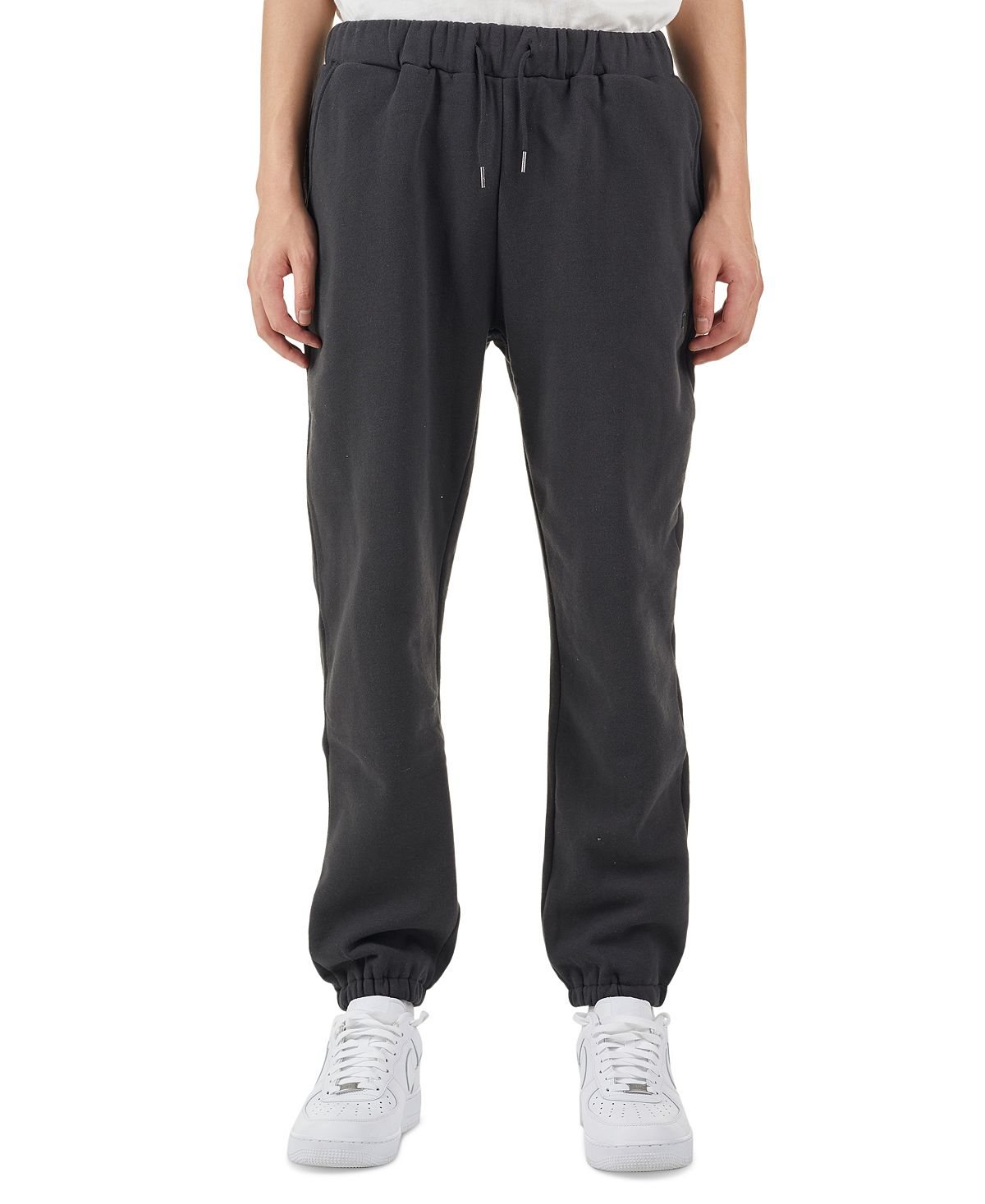 Nana Judy Authentic Regular-fit Fleece Track Pants Vintage Black