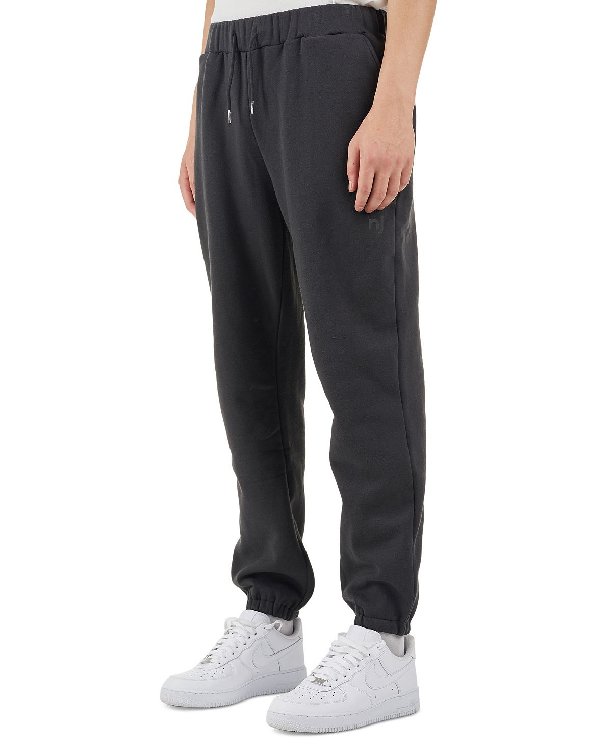 Nana Judy Authentic Regular-fit Fleece Track Pants Vintage Black