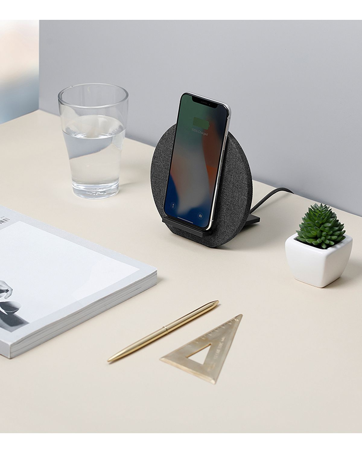 Native Union Dock Wireless Charger Slate Gray