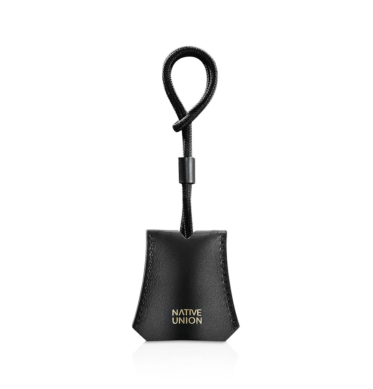 Native Union Lightning Charging Cable With Leather Pouch Black