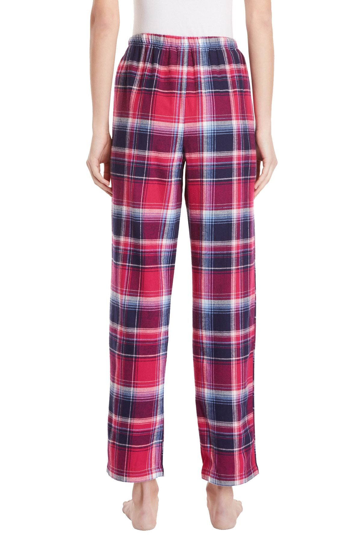 Nautica Berry-Plaid Cotton-Flannel Pajama Pant