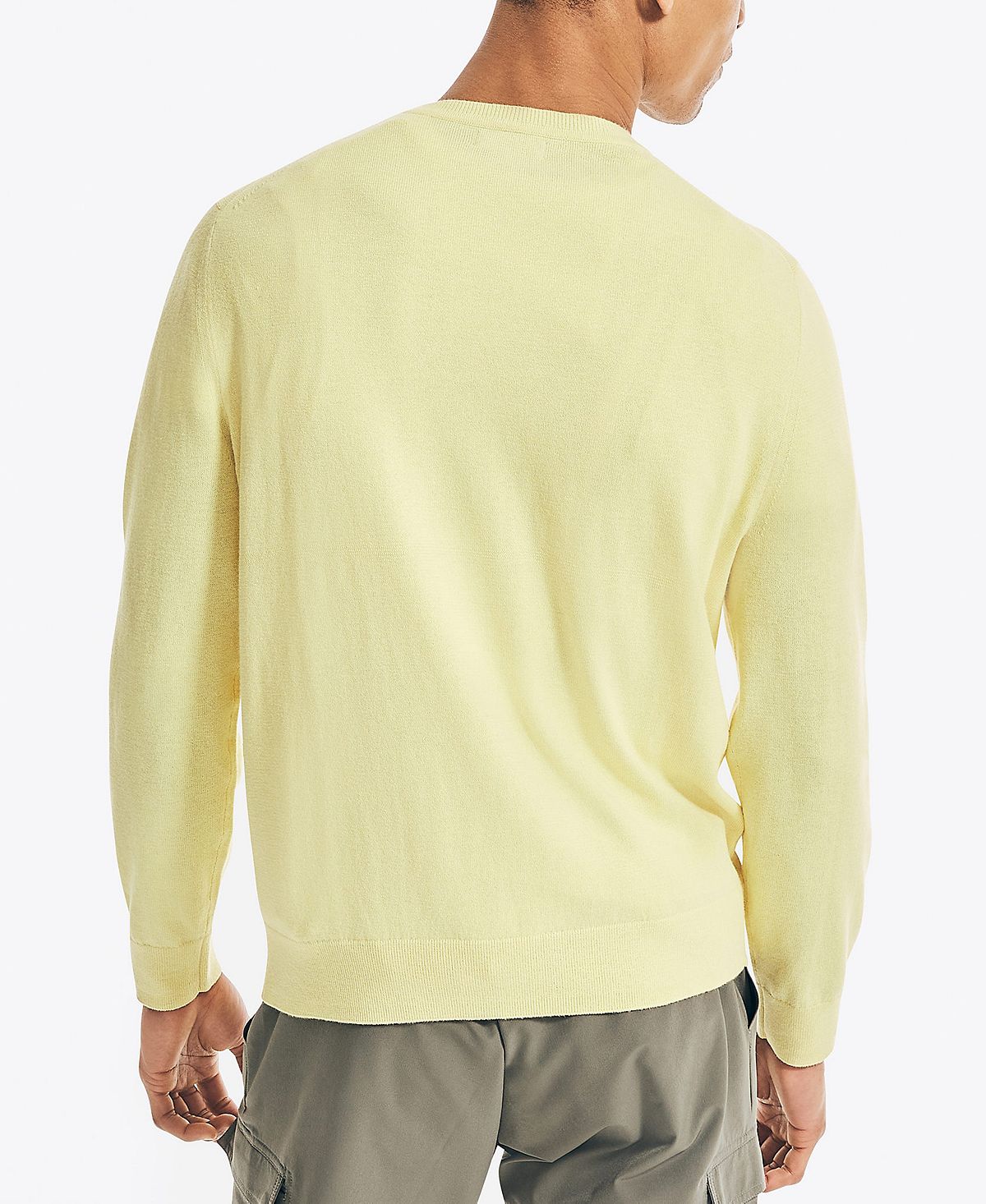 Nautica Navtech V-neck Sweater Pale Banana