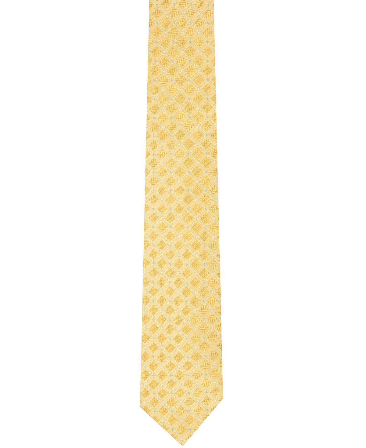 Nautica Pequot Slim Grid Tie Yellow