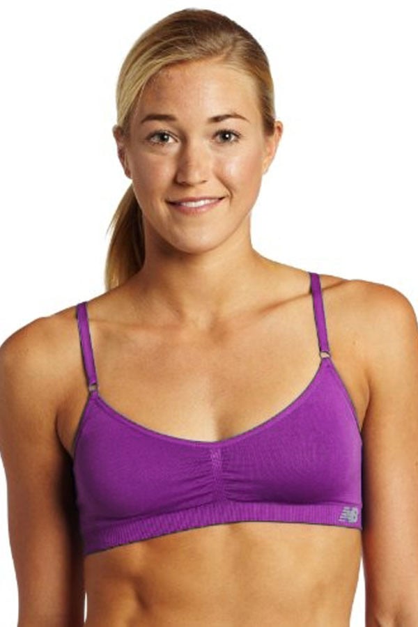 New Balance Bright Violet Athletic Bra