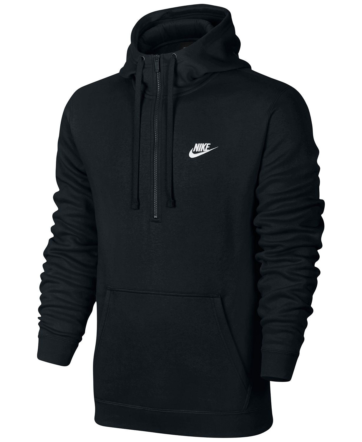 Nike Club Half-zip Fleece Hoodie Black