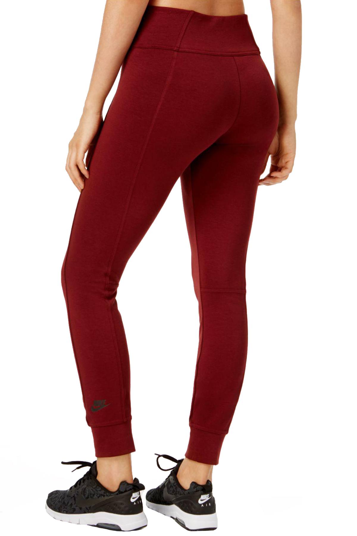 Nike Dark Team-Red Sportswear Essential High-Rise Legging