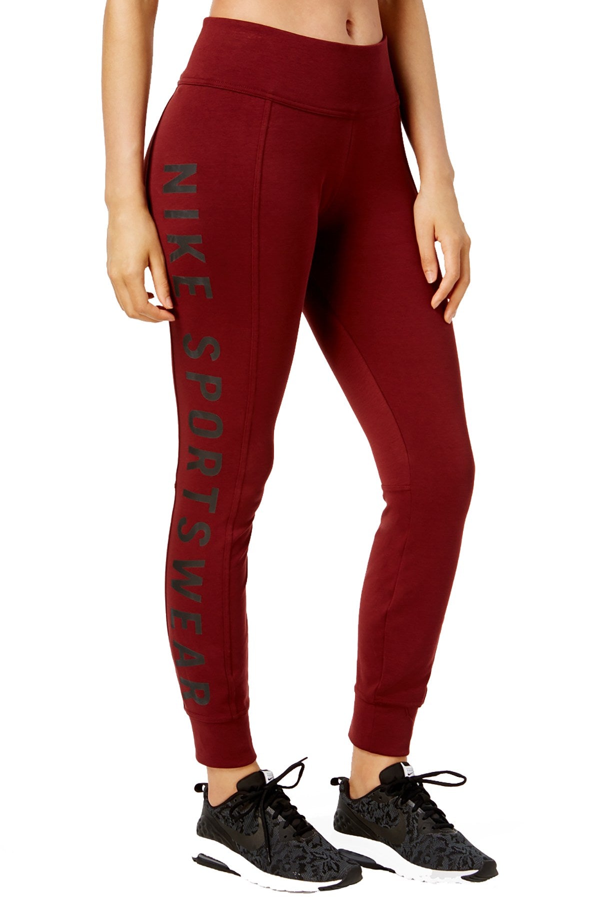 Nike Dark Team-Red Sportswear Essential High-Rise Legging