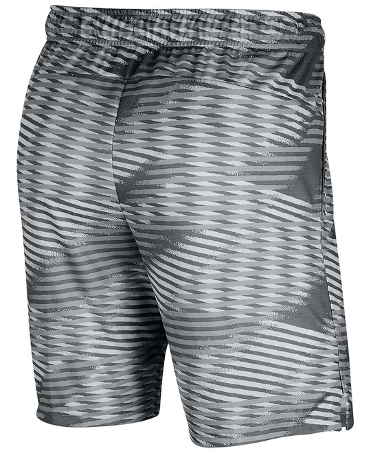 Nike Dri-fit 9" Printed Training Shorts Iron Grey/White