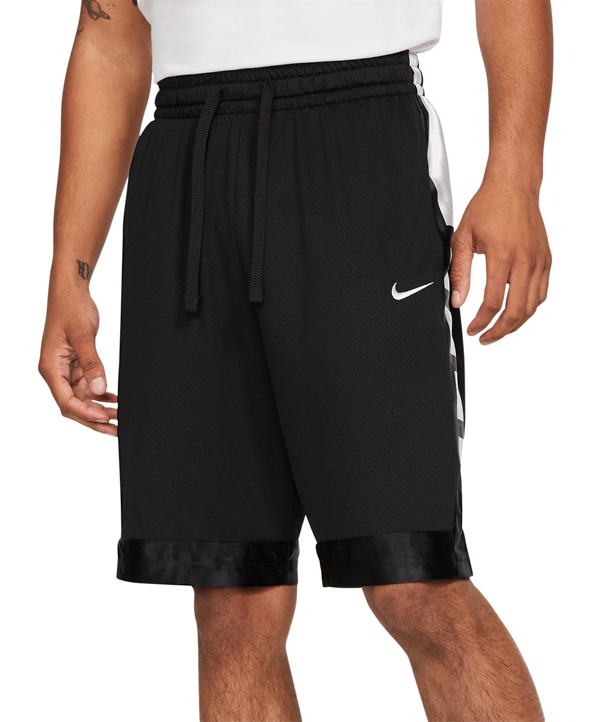 Nike Dri-fit Elite Basketball Shorts Black/White