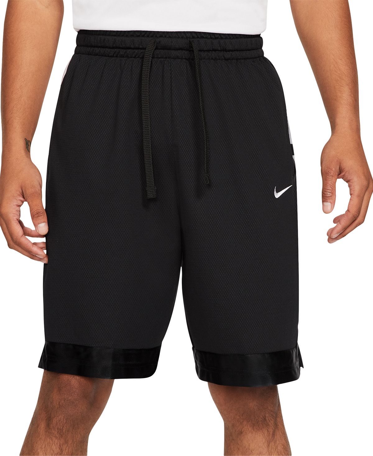 Nike Dri-fit Elite Basketball Shorts Black/White