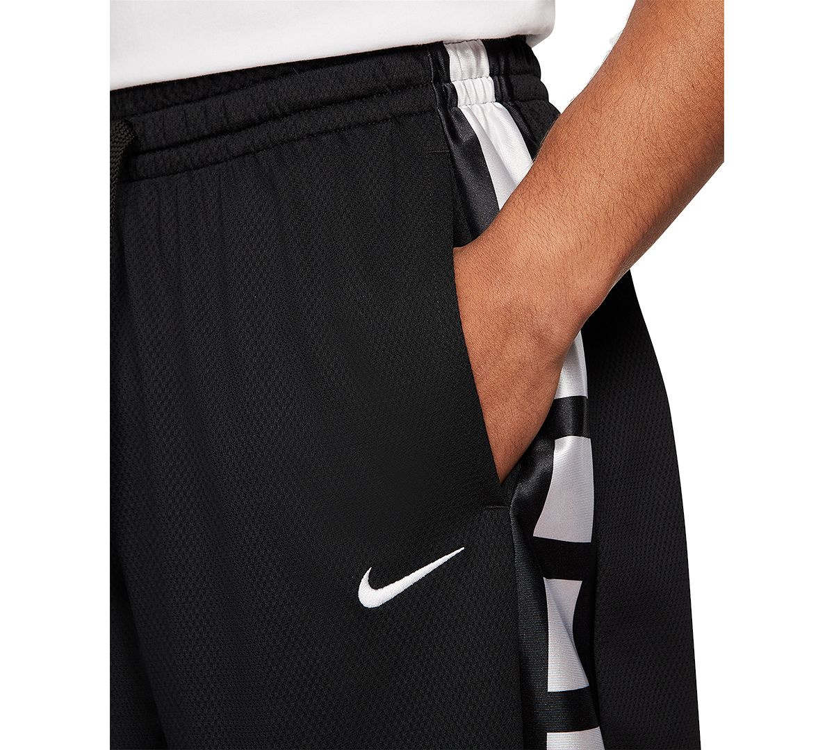 Nike Dri-fit Elite Basketball Shorts Black/White