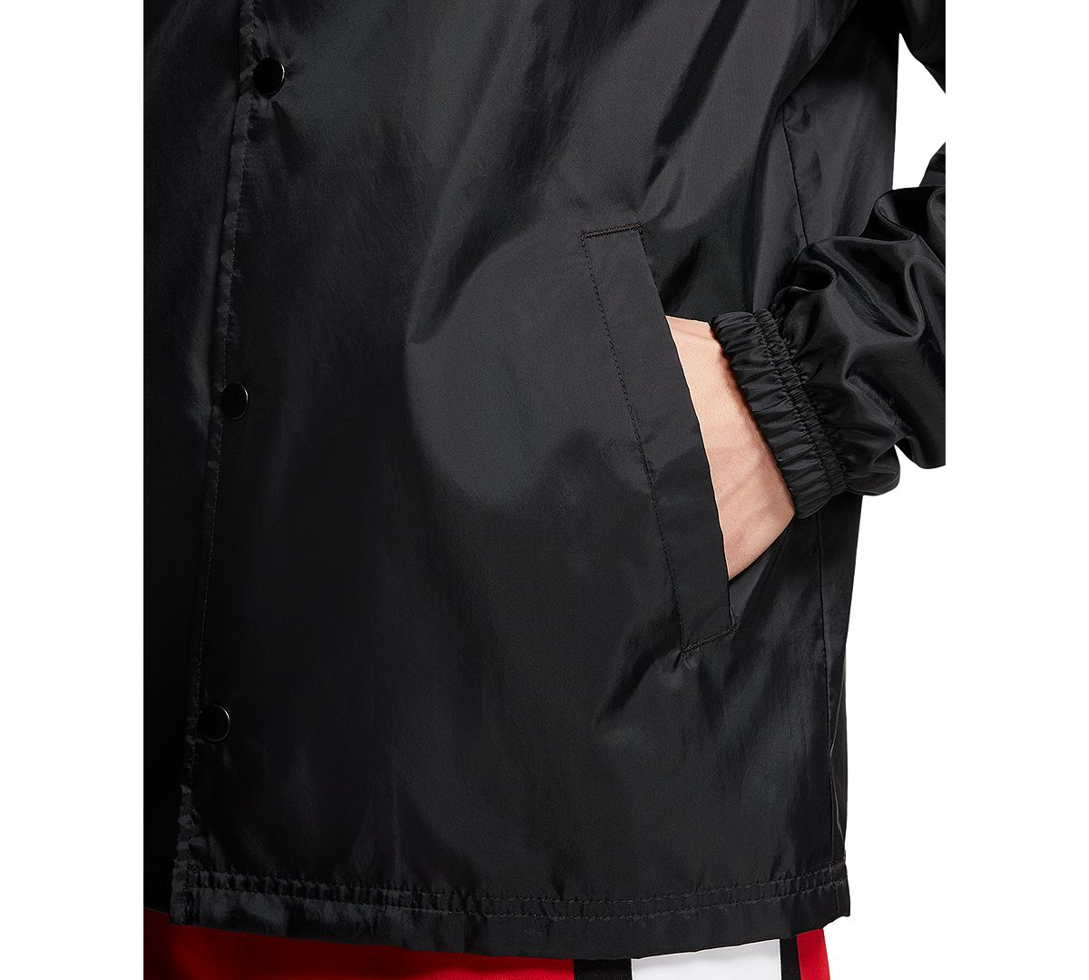 Nike Just Do It Coaches Jacket Black/White