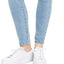 Numero Button-fly High-rise Ankle Skinny Jeans Bleach Blue