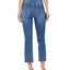 Numero Cropped High Rise Kick Flare Jeans Vintage Blue