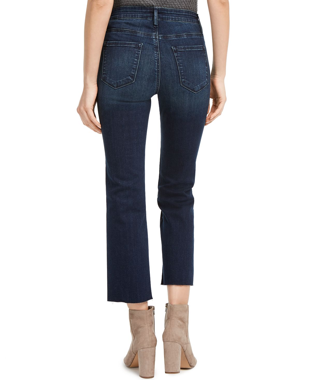 Numero Cropped Mid-rise Jeans Raw Blue Wash