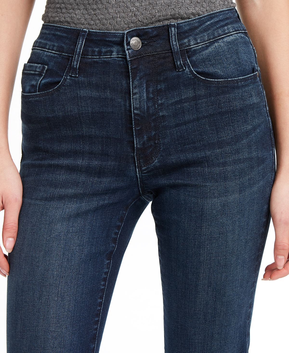 Numero Cropped Mid-rise Jeans Raw Blue Wash