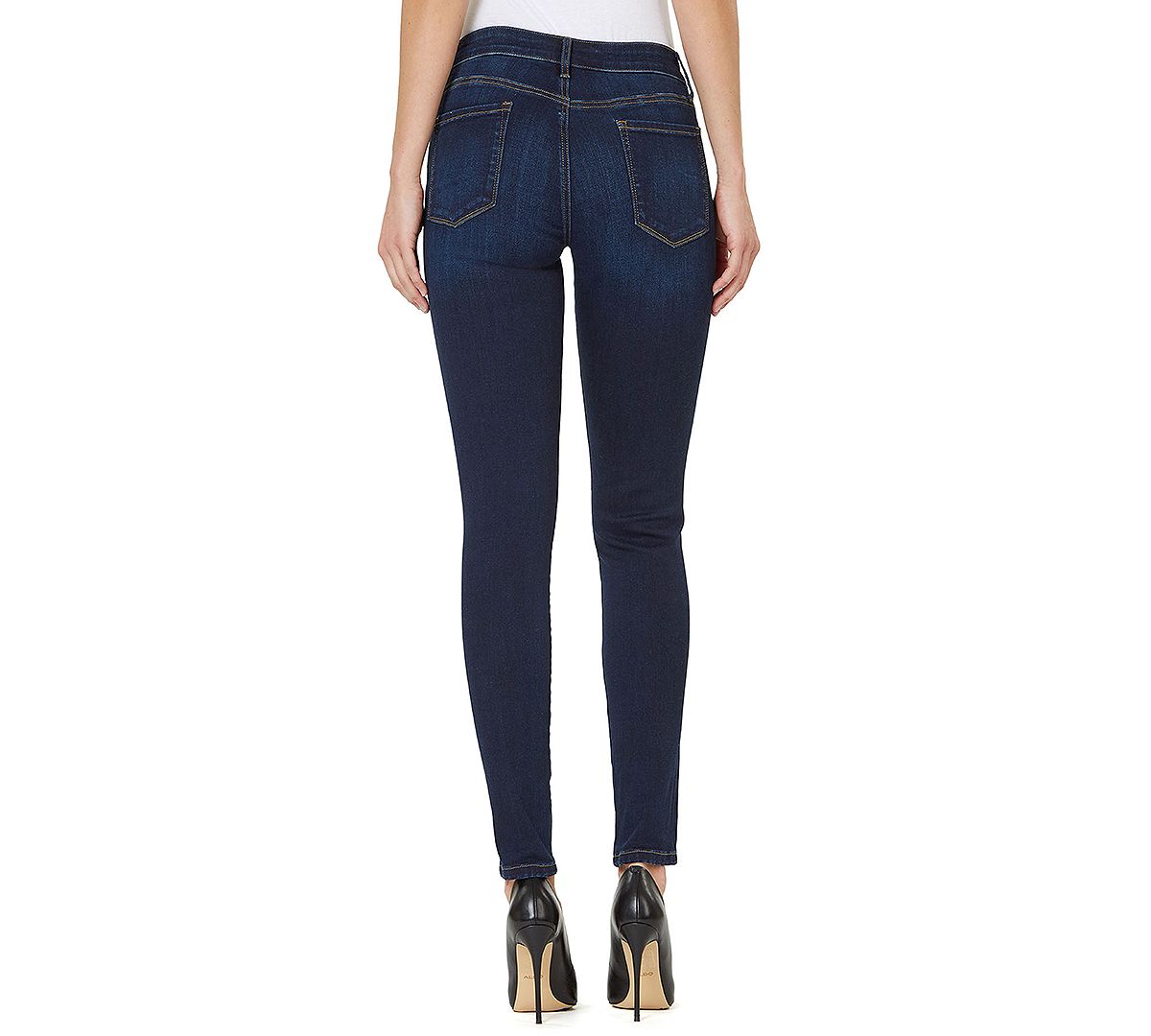 Numero Mid-rise Skinny Ankle Jeans Dark Wash