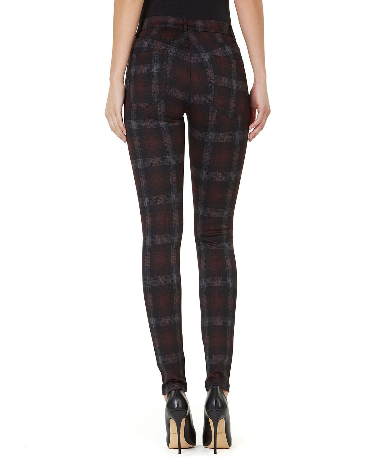 Numero Plaid Mid-rise Skinny Jeans Mby