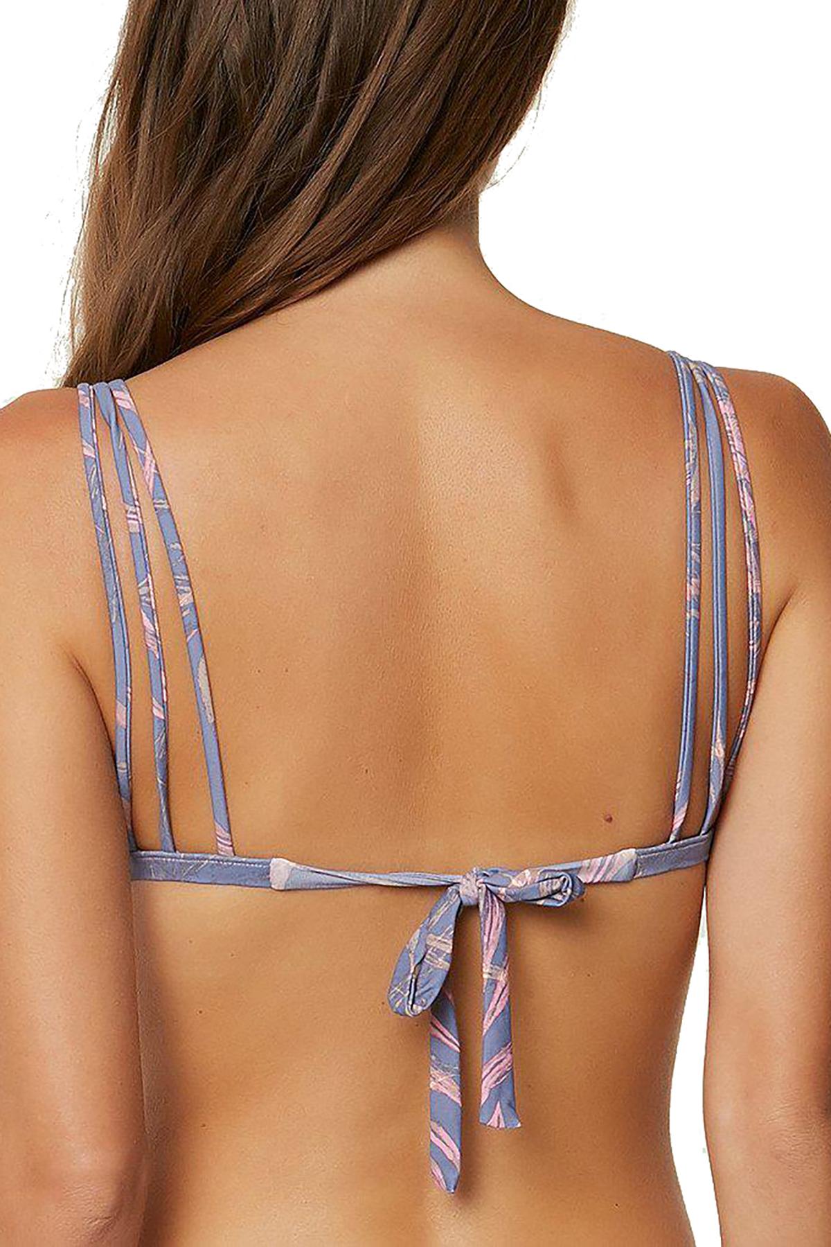 O'Neill Fog Mist Faye Strappy Smock Triangle Bikini Top
