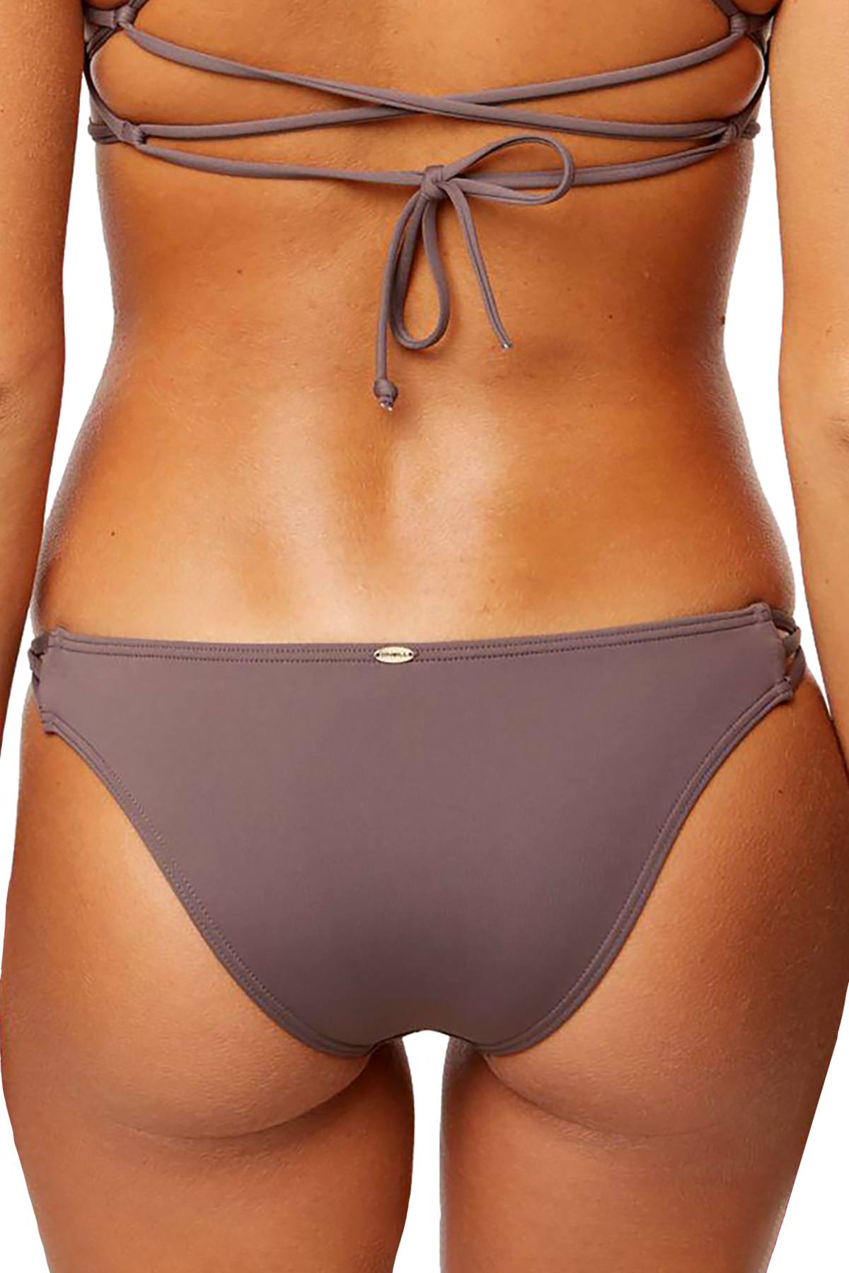O'Neill Pepper Salt Water Solid Strappy Bikini Bottom