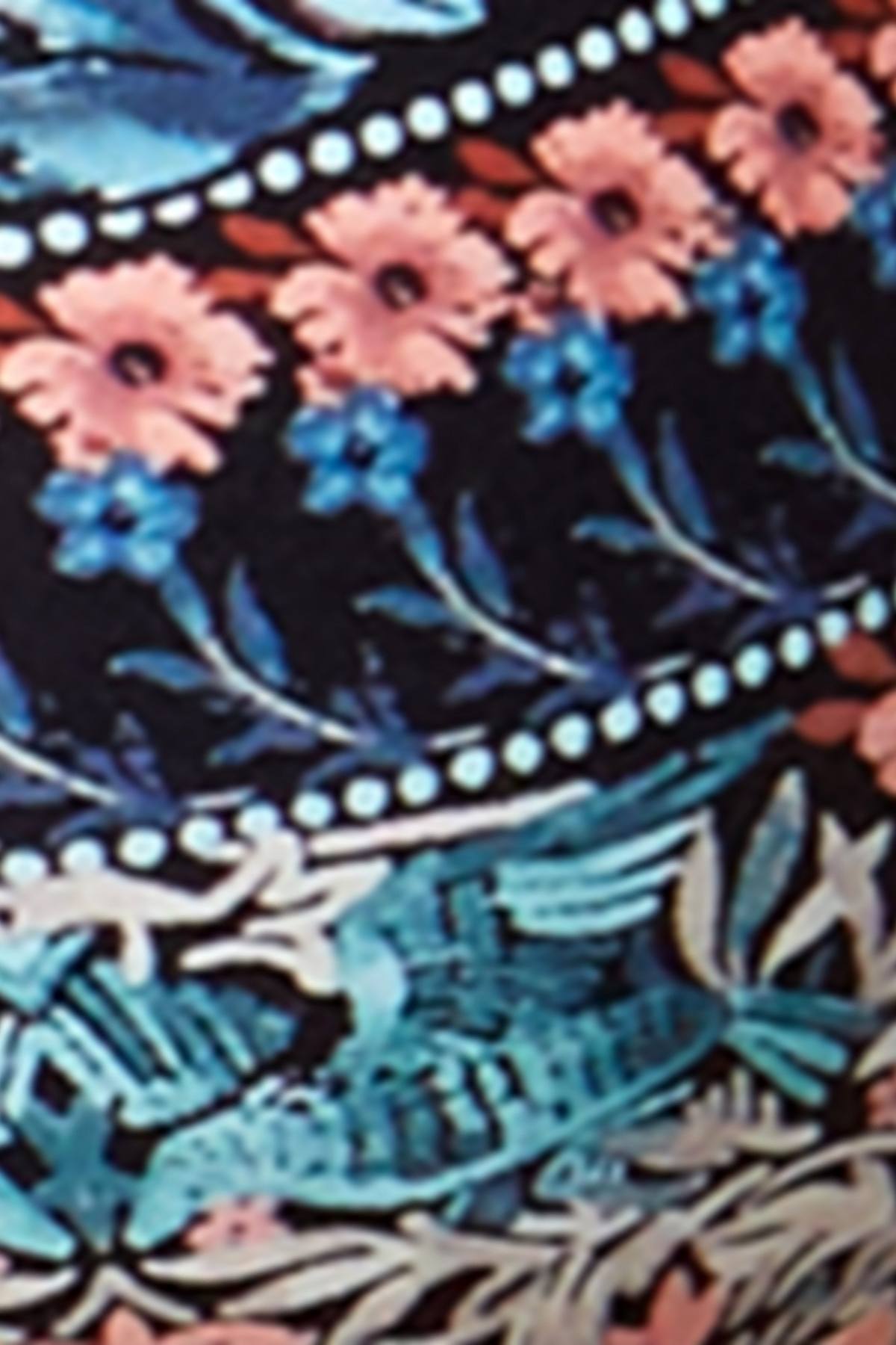 O'Neill Porter Racerback Bikini Top in Floral Multicolor