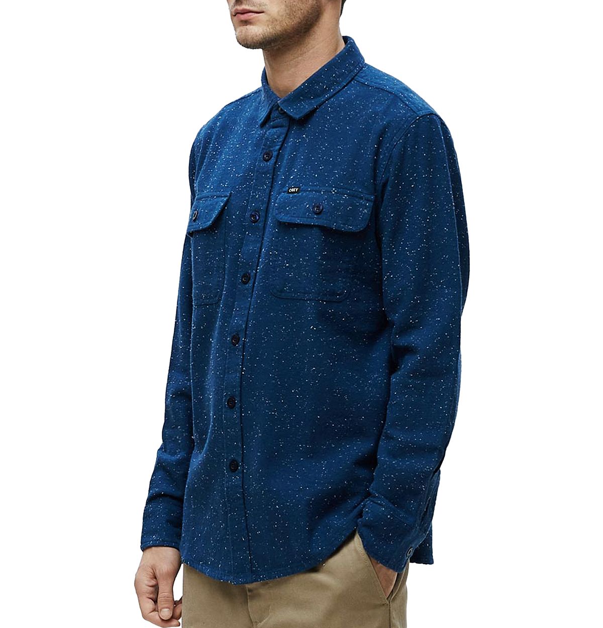 Obey Jasper Slim Fit Shirt Navy