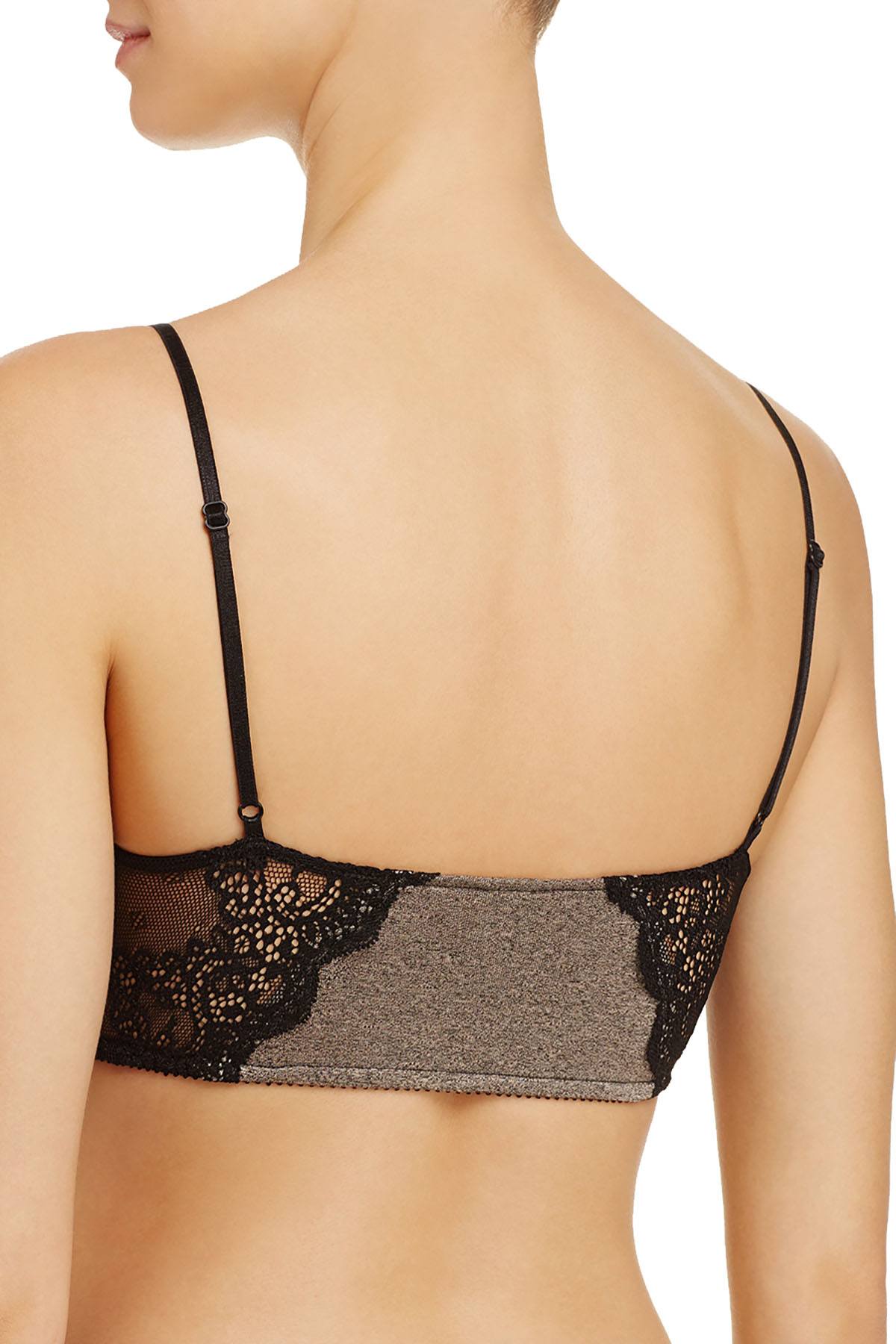 Only Hearts Vintage Stone/Black So-Fine Balconette Bralette
