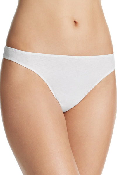 Only Hearts White Organic Cotton Thong