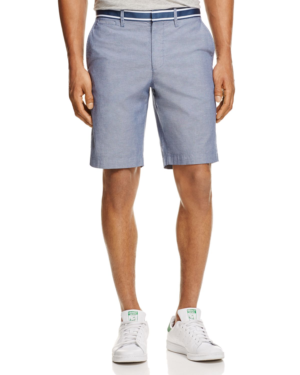 Original Penguin Grosgrain Trim Oxford Shorts Dark Denim