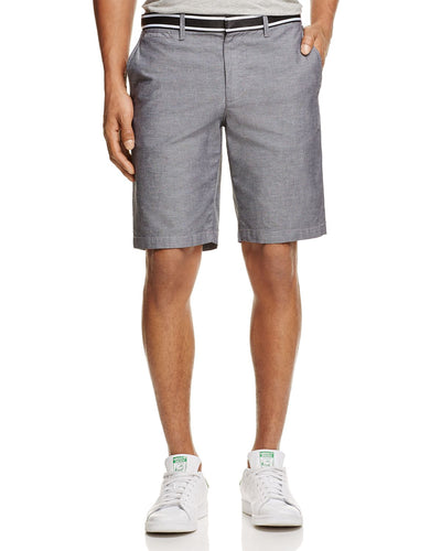 Original Penguin Grosgrain Trim Oxford Shorts True Black