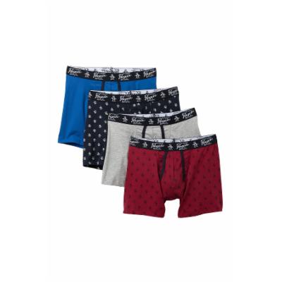 Original Penguin Intimates 4 Pack Boxer Briefs