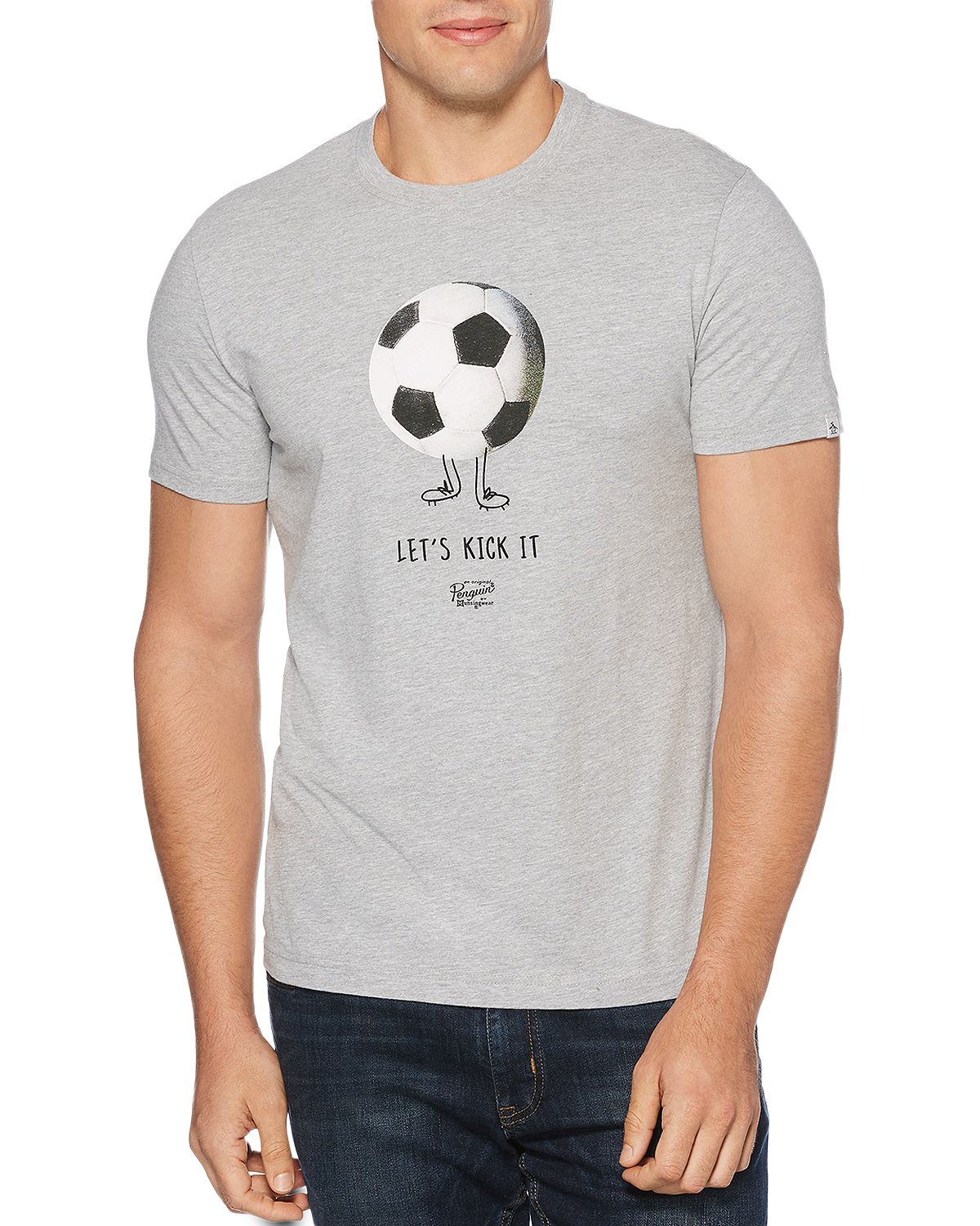 Original Penguin Kick It Tee Rain Heather