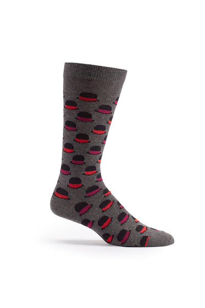 Ozone Grey Magritte Calf Sock