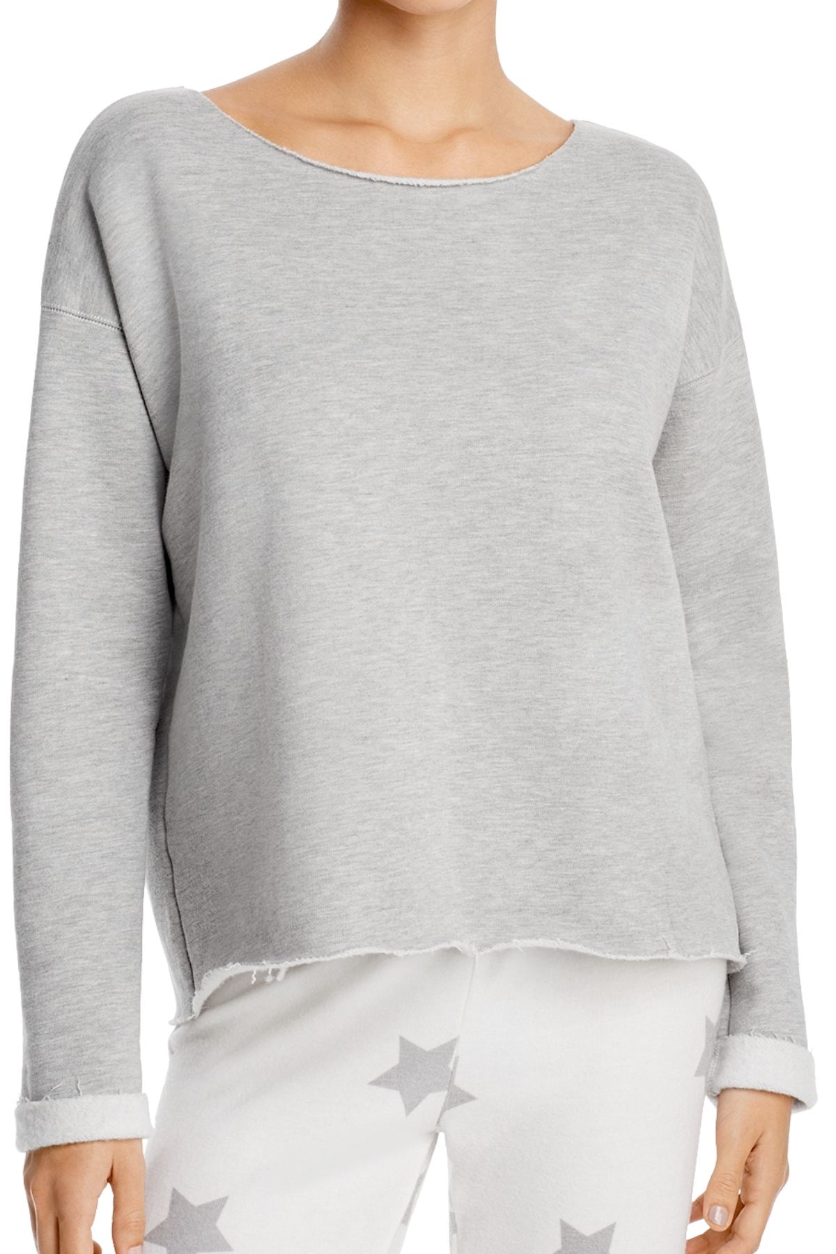 PJ Salvage Heather-Grey Star-Light Sweatshirt
