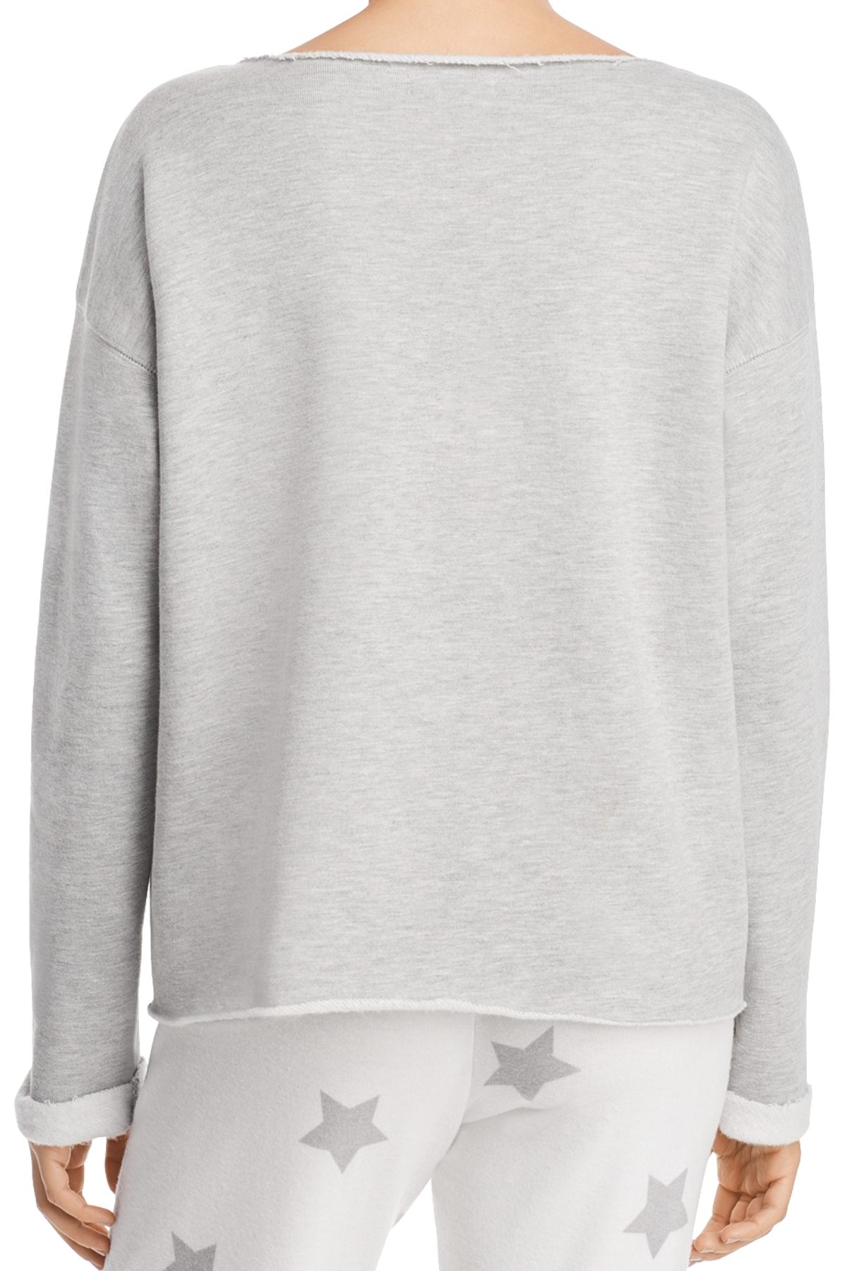 PJ Salvage Heather-Grey Star-Light Sweatshirt