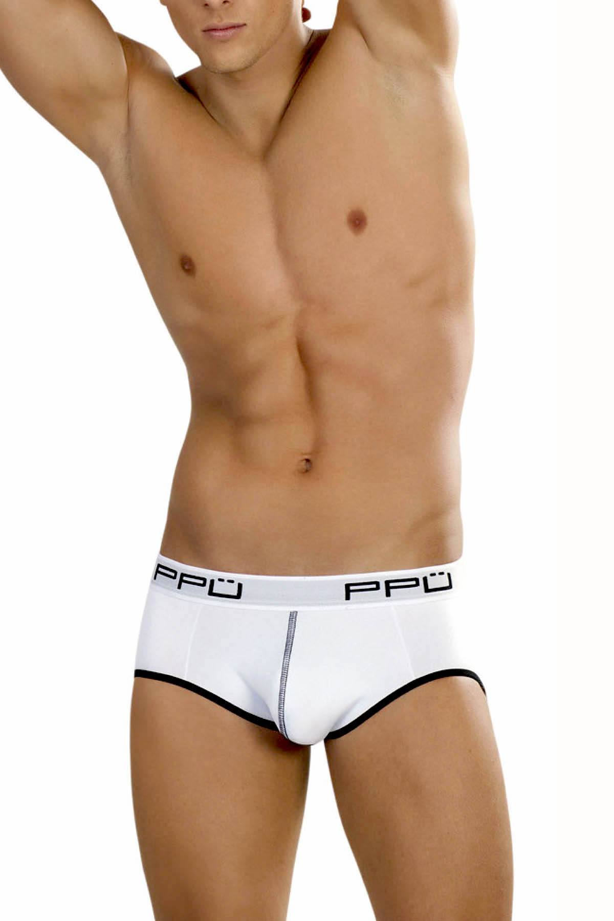 PPÜ White Basic Brief