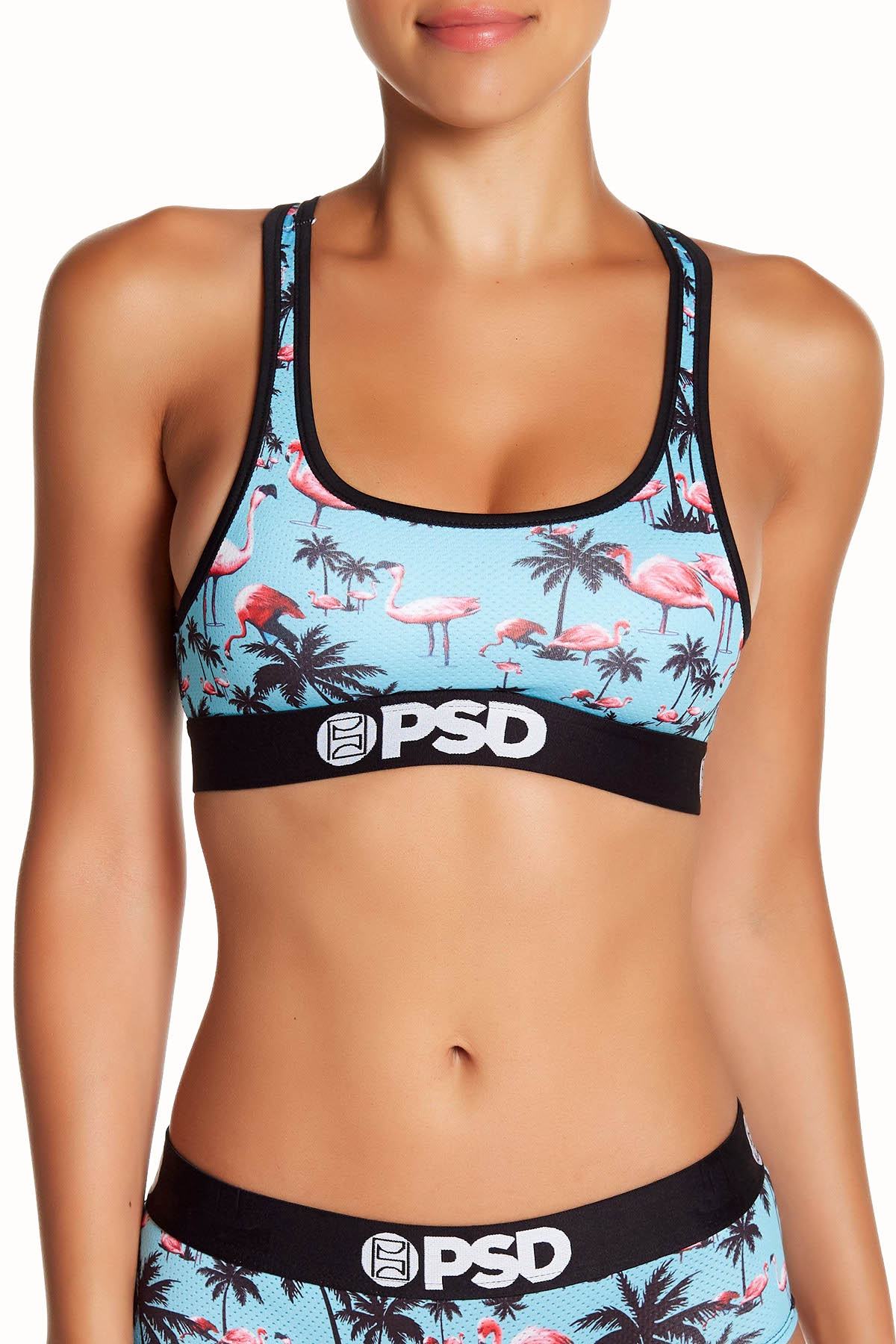 PSD Flamingo Inn Sports Bra