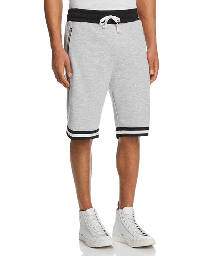Pacific & Park Terry Fleece Basketball Shorts Heather Gray