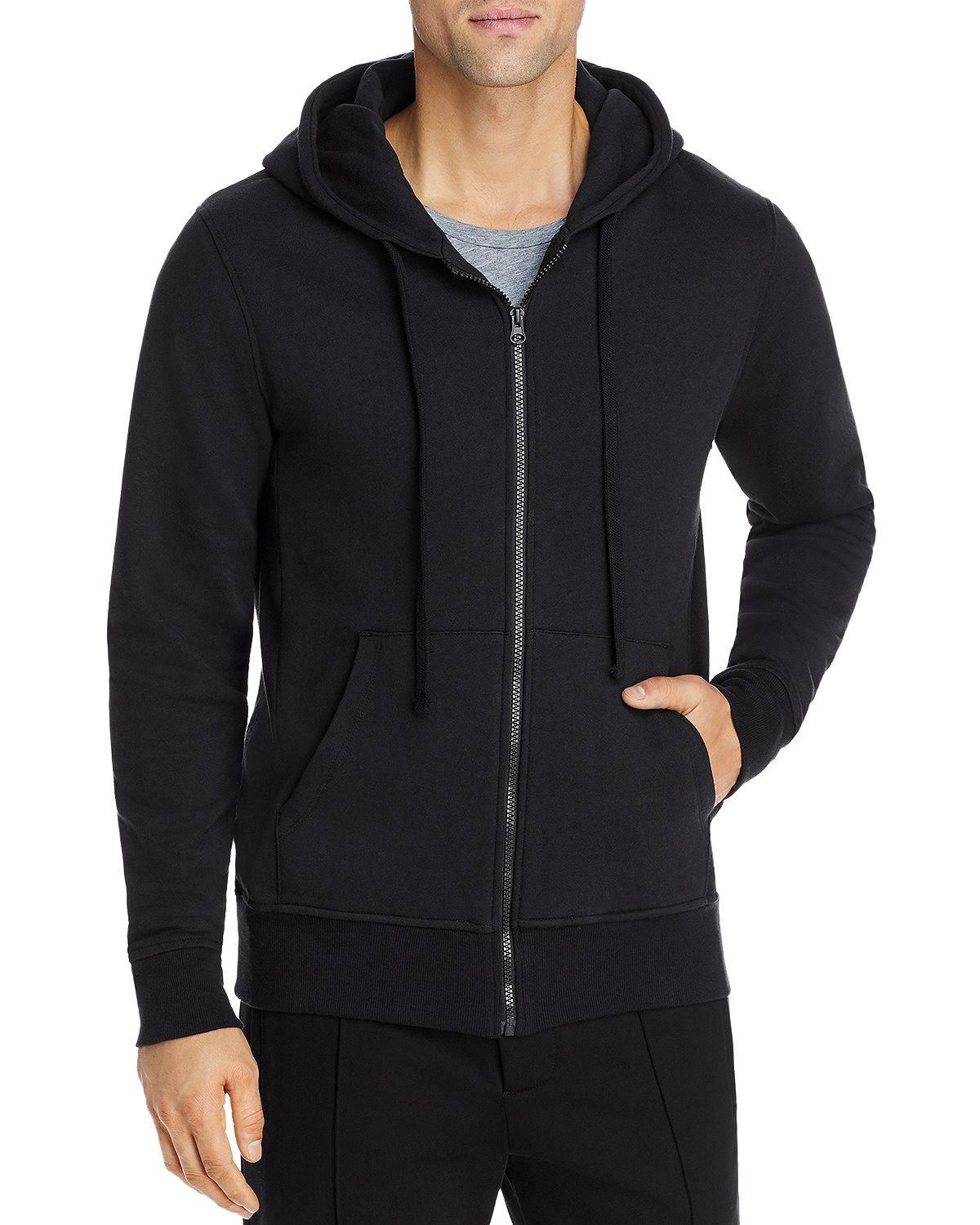 Pacific & Park Zip-up Hoodie Black