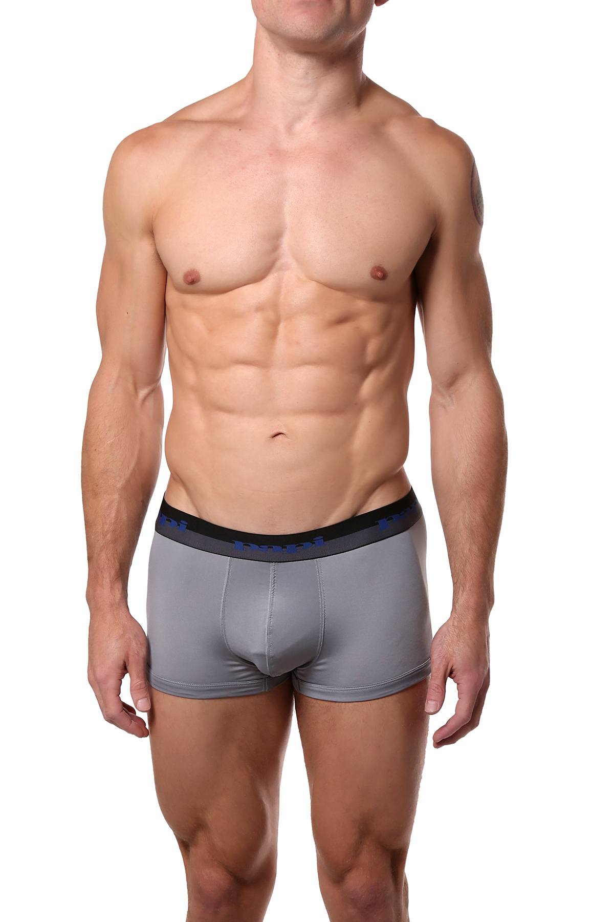 Papi Black/Grey Sport-Performance Trunk 3-Pack