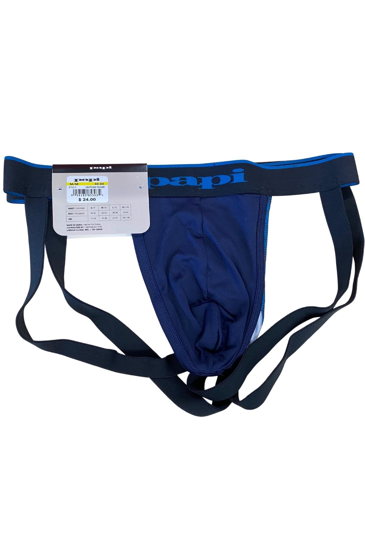 Papi Blue Texture 2PK Jocks