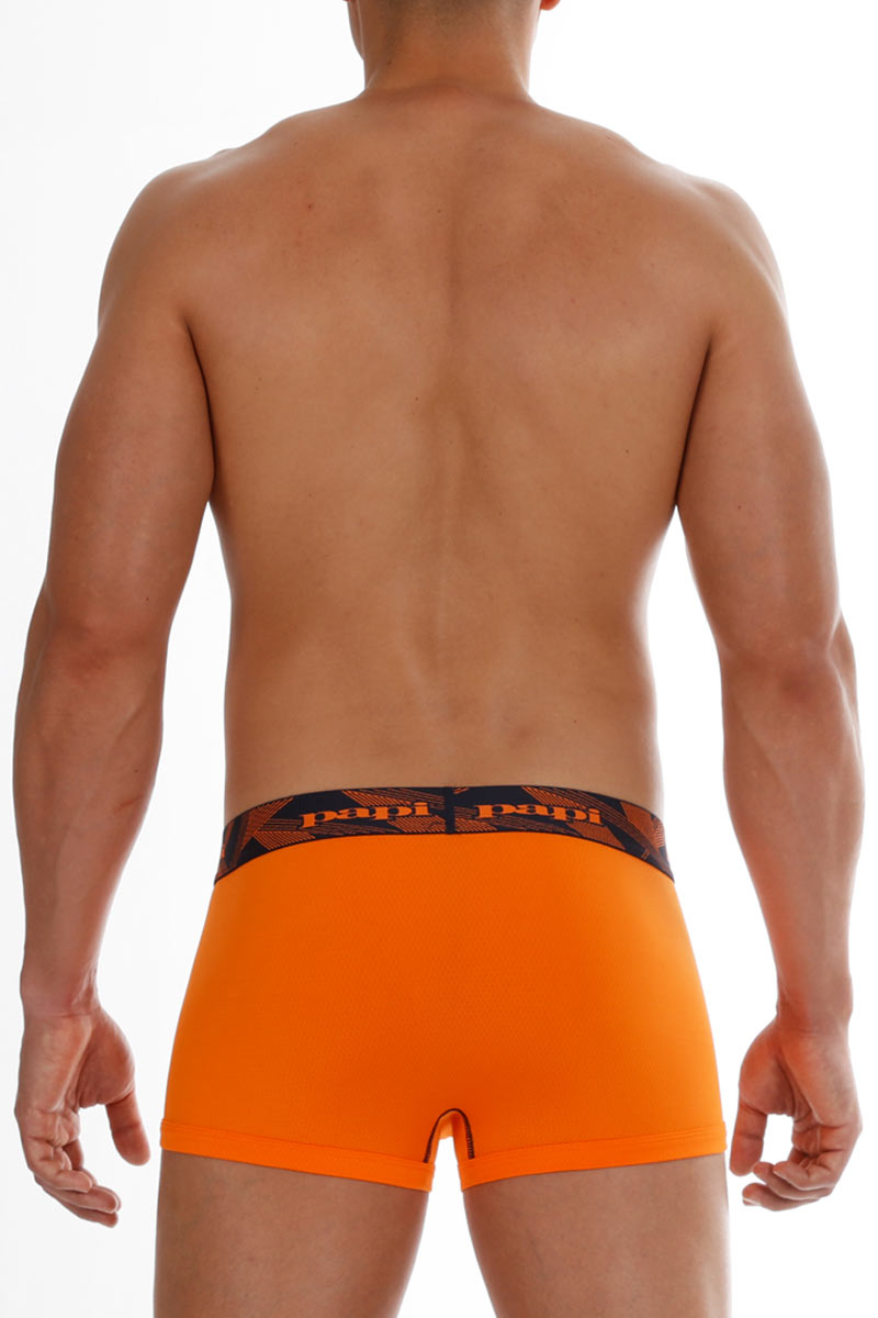 Papi Orange/Navy Performance-Mesh Brazilian Trunk 2-Pack