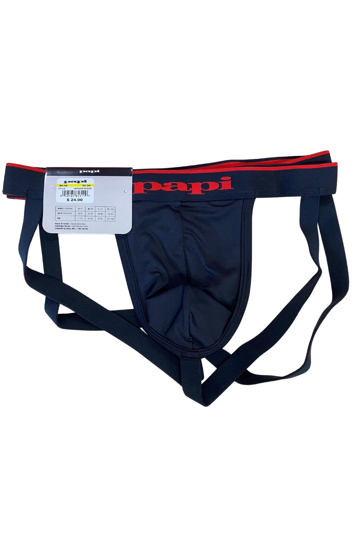 Papi Red Textured 2PK Jockstrap